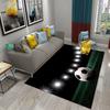 3D Football Pattern Carpet Living Room Large Carpet Children's Bedroom Kitchen Bathroom Entrance Anti-slip Home Decor Mat Carpet