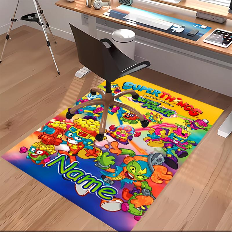 Custom Personalization SuperZings Print Area Rug - Soft, Washable Non-Slip Indoor Mat,Living Room,Home&Office Decorative Rug