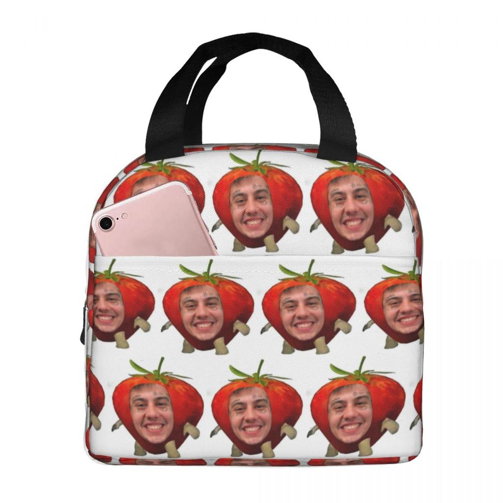 Duki Rapper Rockstar Music Insulated Lunch Bag for Women Office Cooler Thermal Food Box Tote Leakproof Lunch Boxes Container