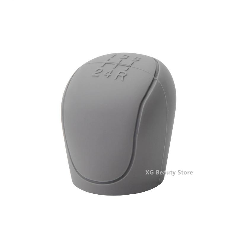 Car Silicone Gear Shift Knob Cover Gear Shift Non-Slip Grip Handle Protective Covers Manual 5 6-speed Car Interior Accessories