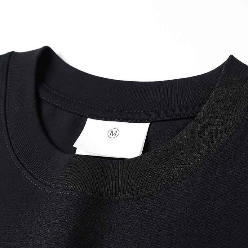 Herr | 240g Högkvalitativ Ren Bomull Casual Mångsidig T-shirt för Både Män och Kvinnor, Snabbtorkande Andningsbar Bas T-shirt