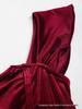 European-American Red Fishbone Retro Corset Dress for New Year's & Valentine's