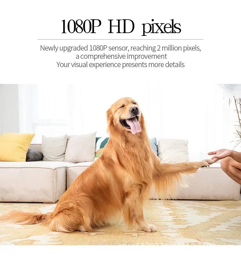 1080P HD WiFi Camera – Wireless Remote Private Mode with Infrared Night Vision for Smart Home Monitoring