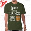 Funny Lord of The Drinks One Beer To Rule Them All Tee Drinking Tshirt Casual Fashion Summer Short Sleeve Loose Unisex Clothing