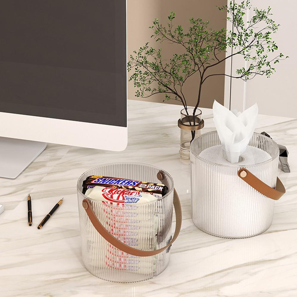 Tissue Storage Box 3-Slot Multi-Use Napkin Holder Practical Reliable Long-Lasting Beautiful Texture Space-Saving Design