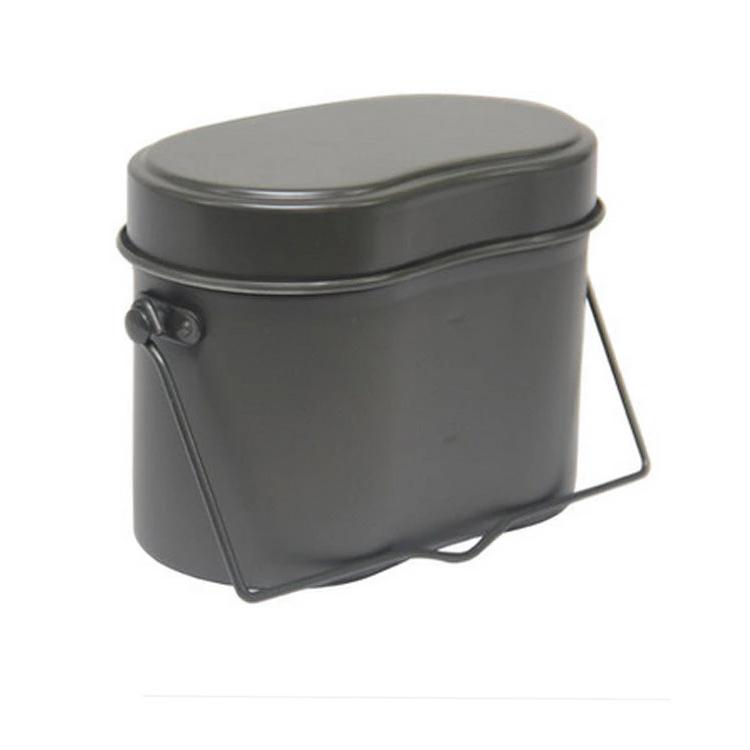 Portable Folding Aluminum Cookware Lunch Box Set for Outdoor Camping and Hiking Mess Tin Kit