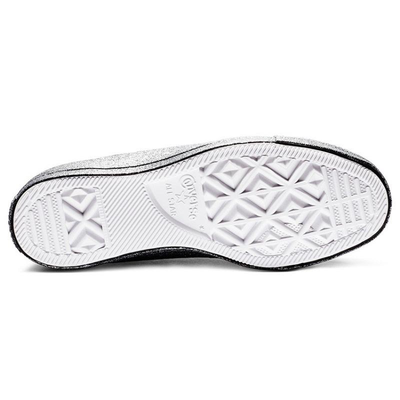 Miley Cyrus x Converse Chuck Taylor All Star Low Trendy Comfort Low-Top Canvas Women's Black & Silver