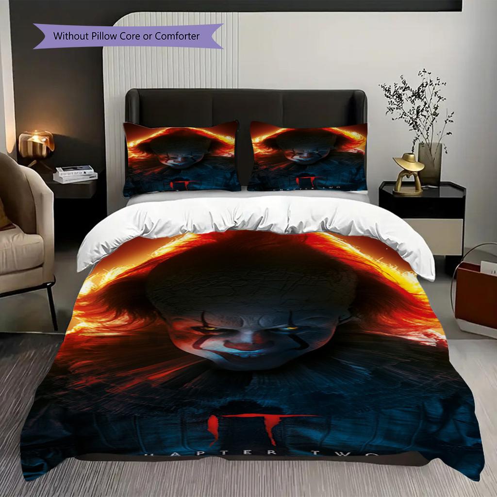 It Chapter Two Teaser Poster Threepiece Set 1 Duvet Cover 2 Pillowcase Without Core Christmas Birthday Gift Bedding Set