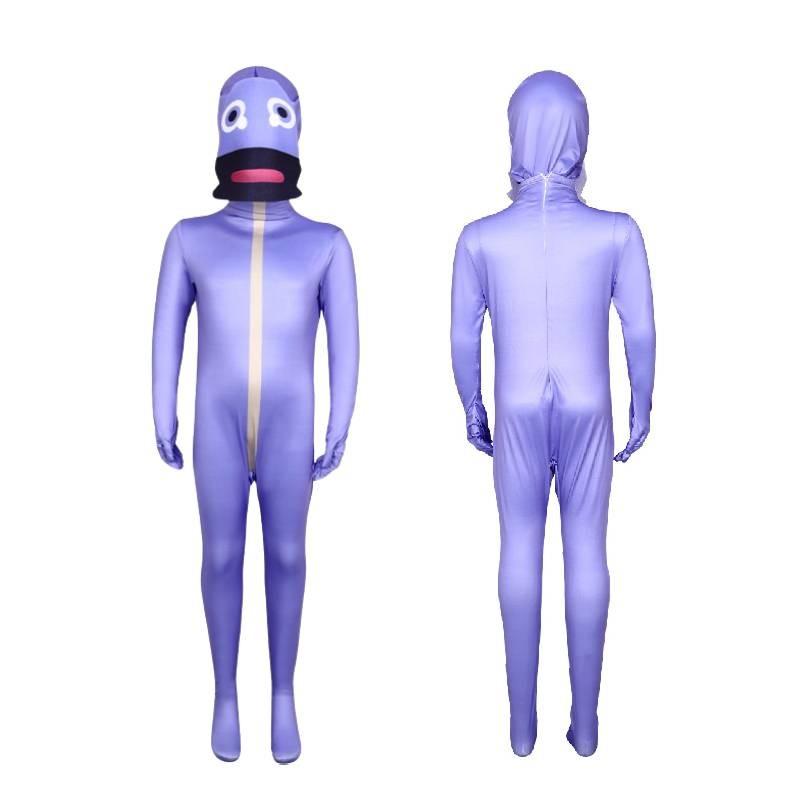 Hide Yeeps And Seek Purple Cosplay Costume Game Jumpsuits Stage Performance