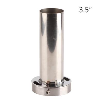 Evrensel Ayarlanabilir 85mm Yuvarlak Egzoz Susturucu Ucu Çıkarılabilir Ses Kesici