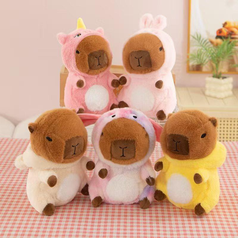 Neue Drag Capybara Puppe Capybara Plüschtier Puppe Mädchen Kinder Puppe Valentinstag Kleine Geschenke