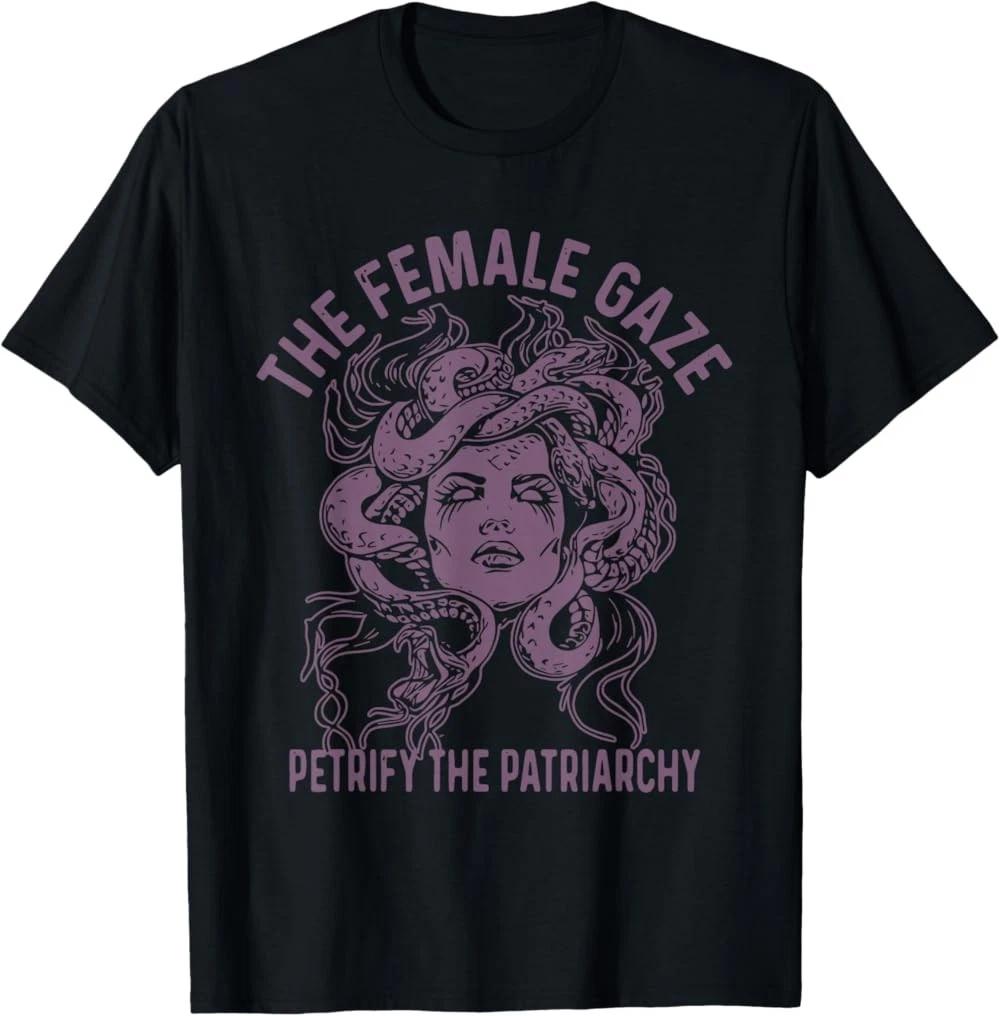 RARE! The Female Gaze Petrify The Patriarchy T-Shirt XL