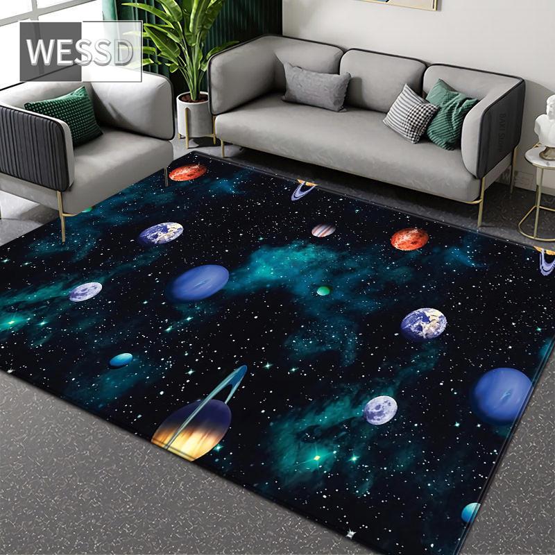 Tappeto Shaggy Morbido E Sofficissimo Per Soggiorno E Camera Da Letto | Hutha | Antiscivolo E Lavabile | Grigio, Bianco, Blu Navy