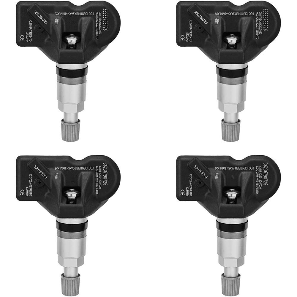 4X Tire Pressure Monitoring System Tpms Sensor For Bmw 328I 335I 528I 550I 750I 760Li M5 X3 X5 Z4