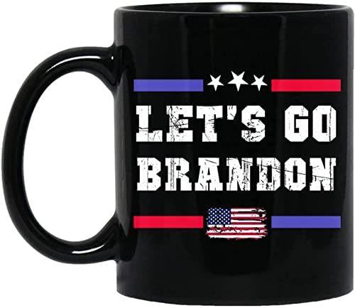 Let'S Go Brandon Ceramic Coffee Mug Tea Cup Hot-Selling American Fjb New Model