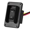 Power Jacks Momentary Switch Reverse Polarity Rockers Switch Motor Control DPDT (ON)--(ON) 12V 24V Switch