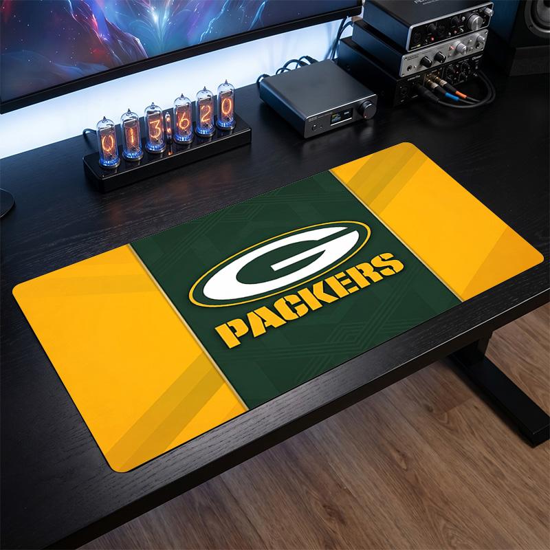 Tappetino per mouse con motivo Green Bay Packers Anti?Tappetino Antiscivolo in Gomma per Scrivania per Gaming Lavoro Decorazione Desktop