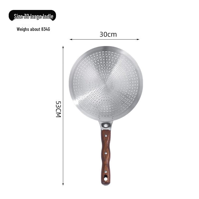 

ZISIZ Stainless Steel Long-Handle Oil Skimmer