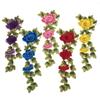 DIY Handmade Embroidery Floral Leaves Appliques Polyester Fiber Floral Patches  Wedding Decoration