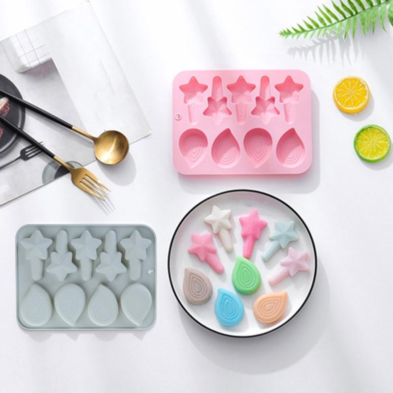 Stampo in Silicone per Pastelli da Pittura Tazza Disegno Bambino Stampo per Cupcake Cioccolato Fondant Strumenti Decorazione Torta Stampini per Pasta di Caramelle
