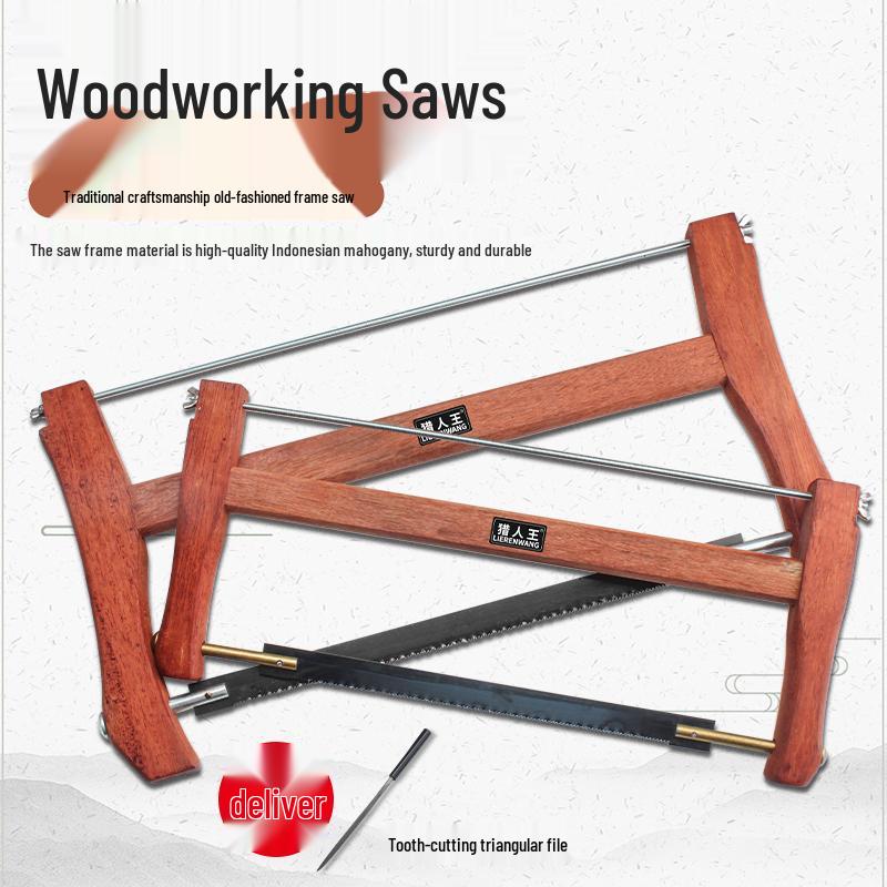 Traditional Old-Fashioned Woodworking Handsaw Panel Saw