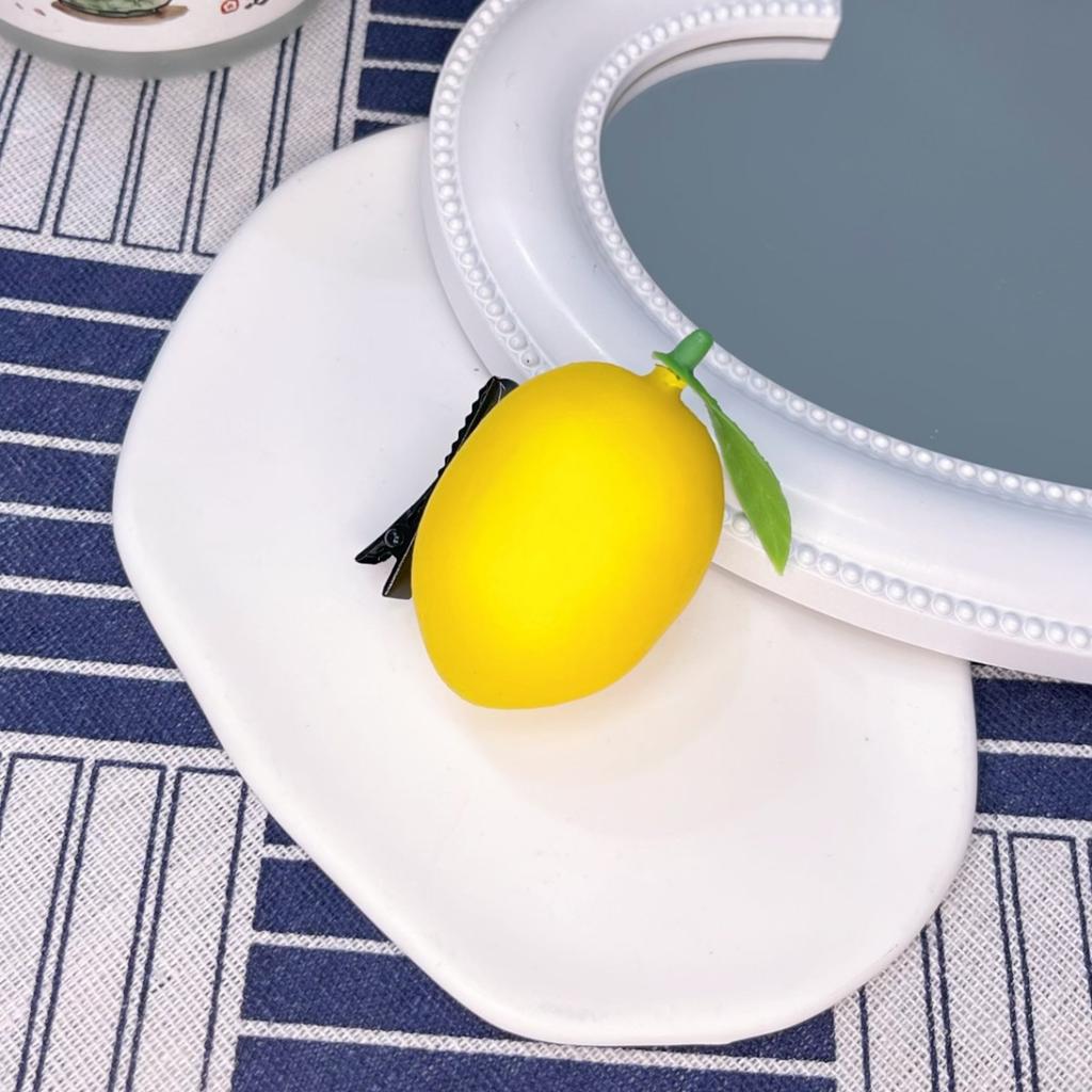 Lifelike Fruit And Vegetable Hair Clips Resin Hairpin Hairpieces Practical Fashion Accessories For Women And Children