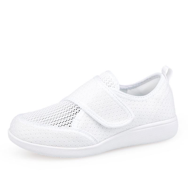 2025 Spring Summer Women's Breathable Velcro Mesh Loafers - Lightweight & Comfortable