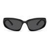 3PCS Millennium Future Technology Punk Sunglasses for Men and Women European and American Retro Sunglasses