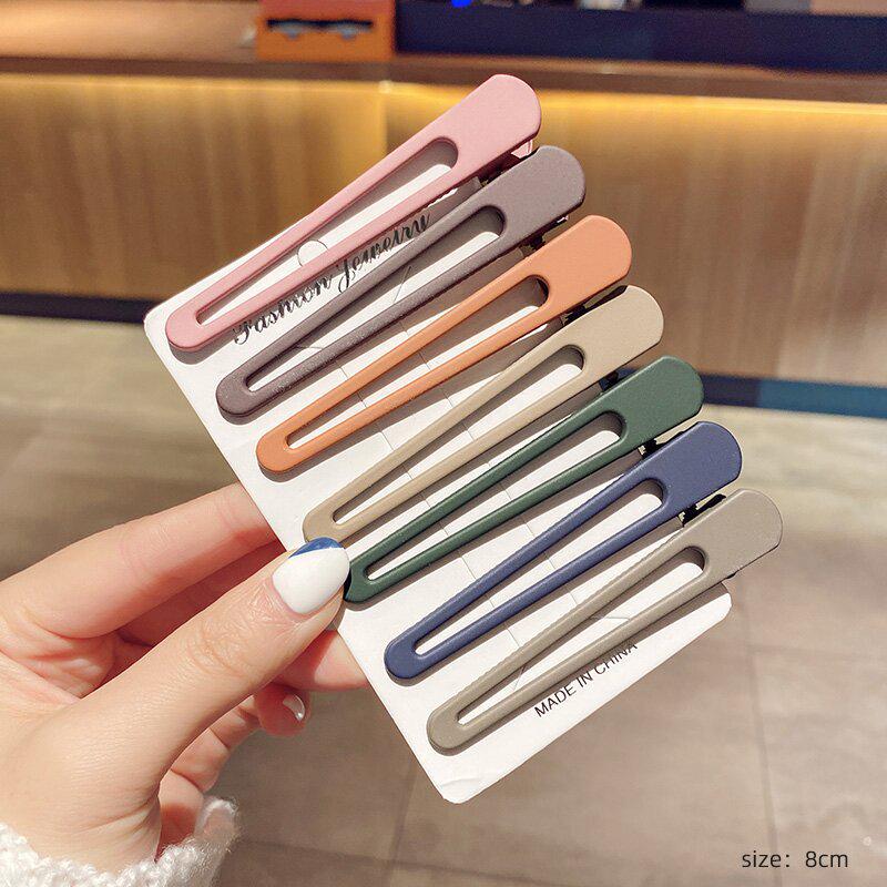 Clipsuri de păr mate Spot Morandi: Clipsuri Duckbill și agrafe Bobby pentru fete în culori macaron