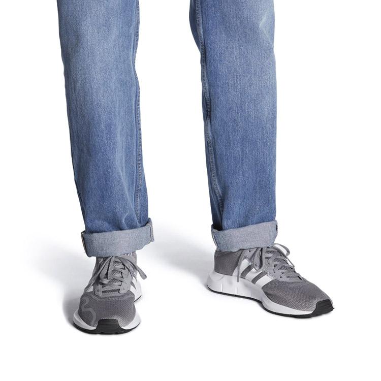 Adidas Swift Run X Graue Unisex-Sneakers Wolken-Weiß Kern-Schwarz