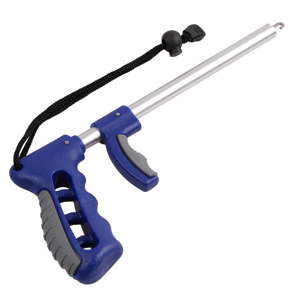 

1 шт. Экстрактор крючков для рыбалки, Инструмент для извлечения крючков, Рыболовные плоскогубцы, Расширенная рукоятка, Пружинный инструмент для извлечения крючков для морской и пресноводной рыбалки