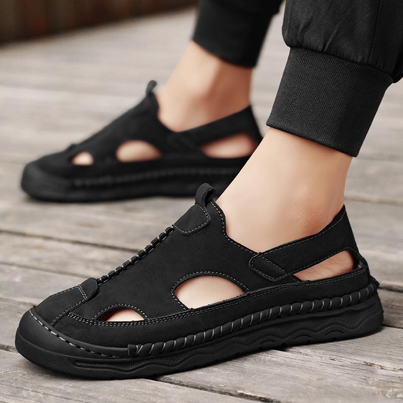 20252025 Large Size Sandals Men's Summer New Men's Slippers Men's Shoes Wear Soft-soled Cool Slippers