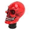 Skull Gear Shift Knob Red Universal Skull Head Resin Shift Lever Handle Shifter Knob Manual Lever Stick for Cars