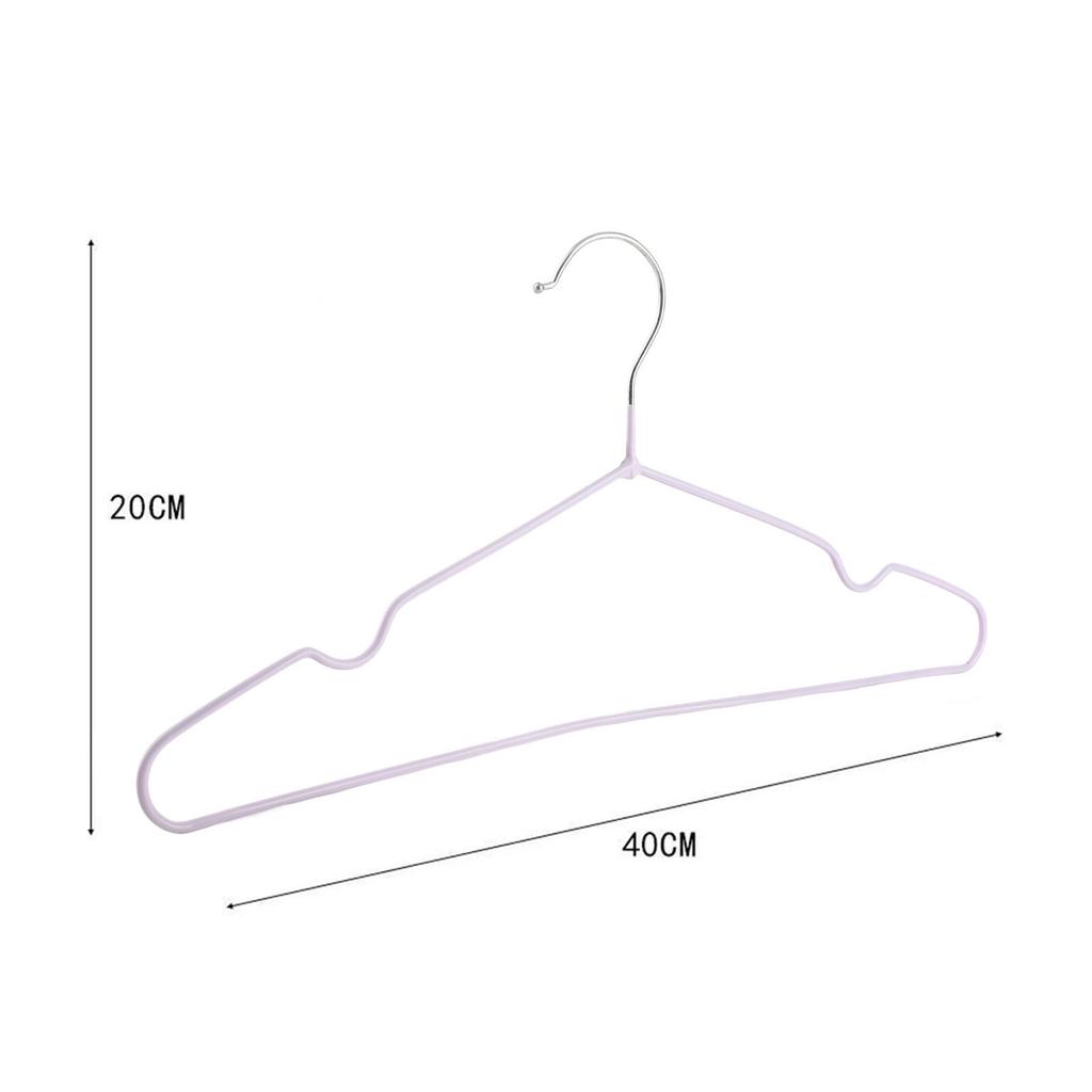 Anti Slip Clothes Hanger Stainless Steel Plastic Space Saving Adult Coat Shirt Hanger for Home Use Anti Slip Clothes Hangers