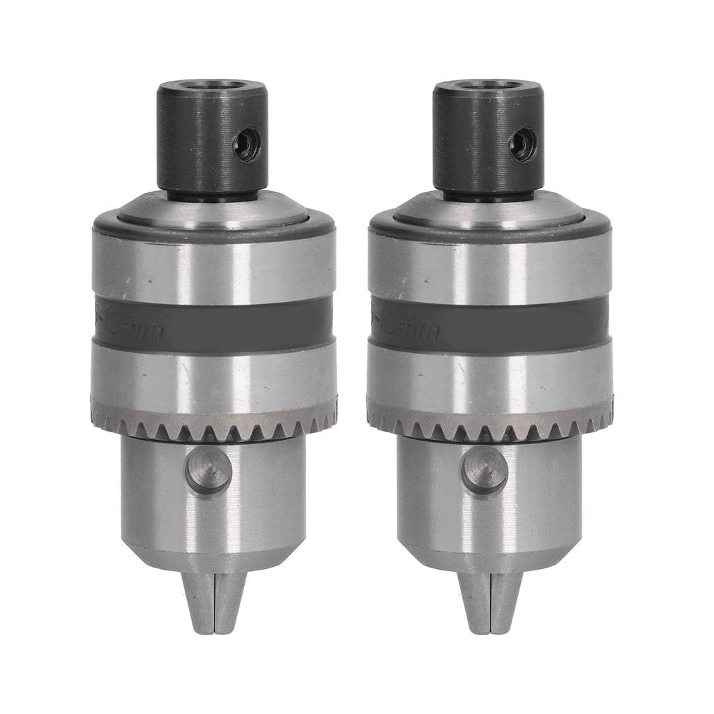 2 Satz Hochleistungs-Bohrfutter 3 Klauen Aluminiumlegierung Schlüssel Konverter Werkzeuge 12in 1.5?10 mm