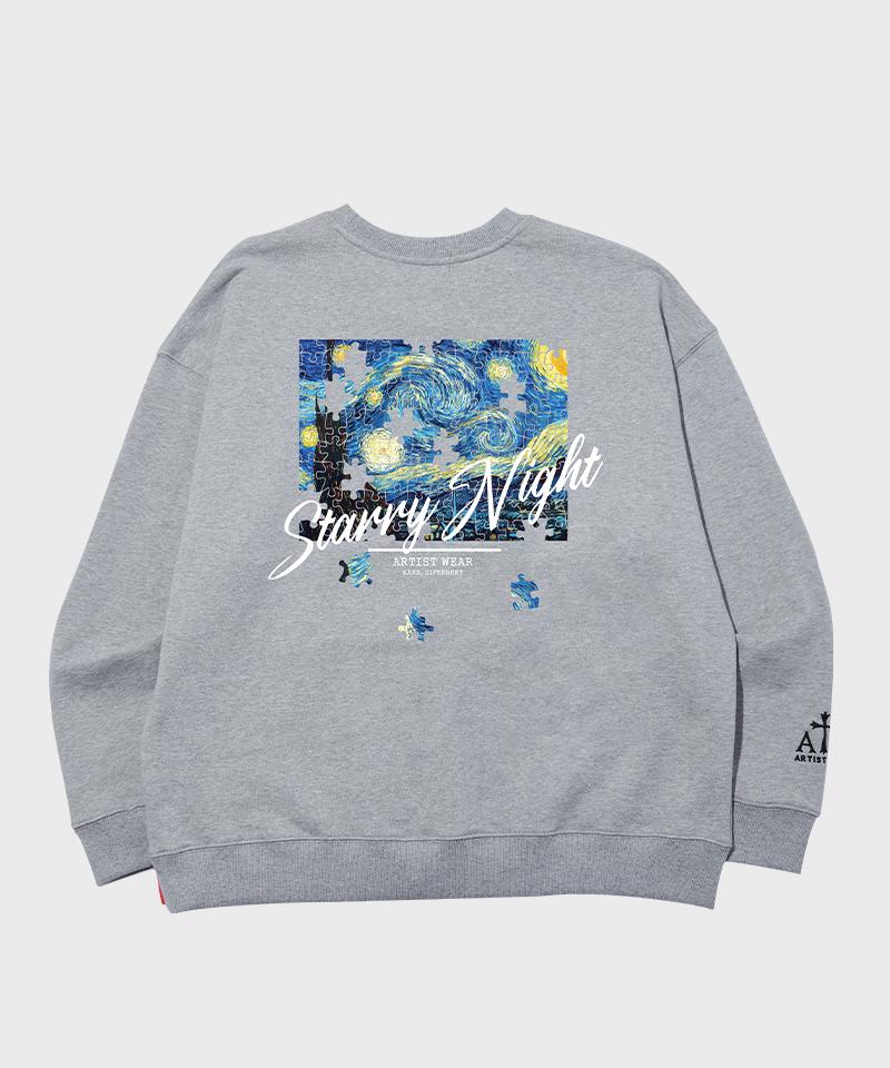ARTISTWEAR [Atw] Starry Night Sweatshirt Gy