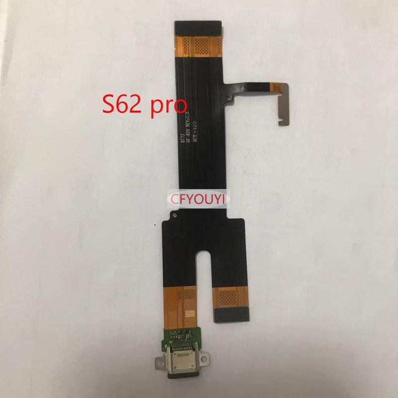USB Charging Port Board Dock Connector Flex Cable Replace Part for Cat S62 Pro S62Pro Volume Button On Off Side Key Flex