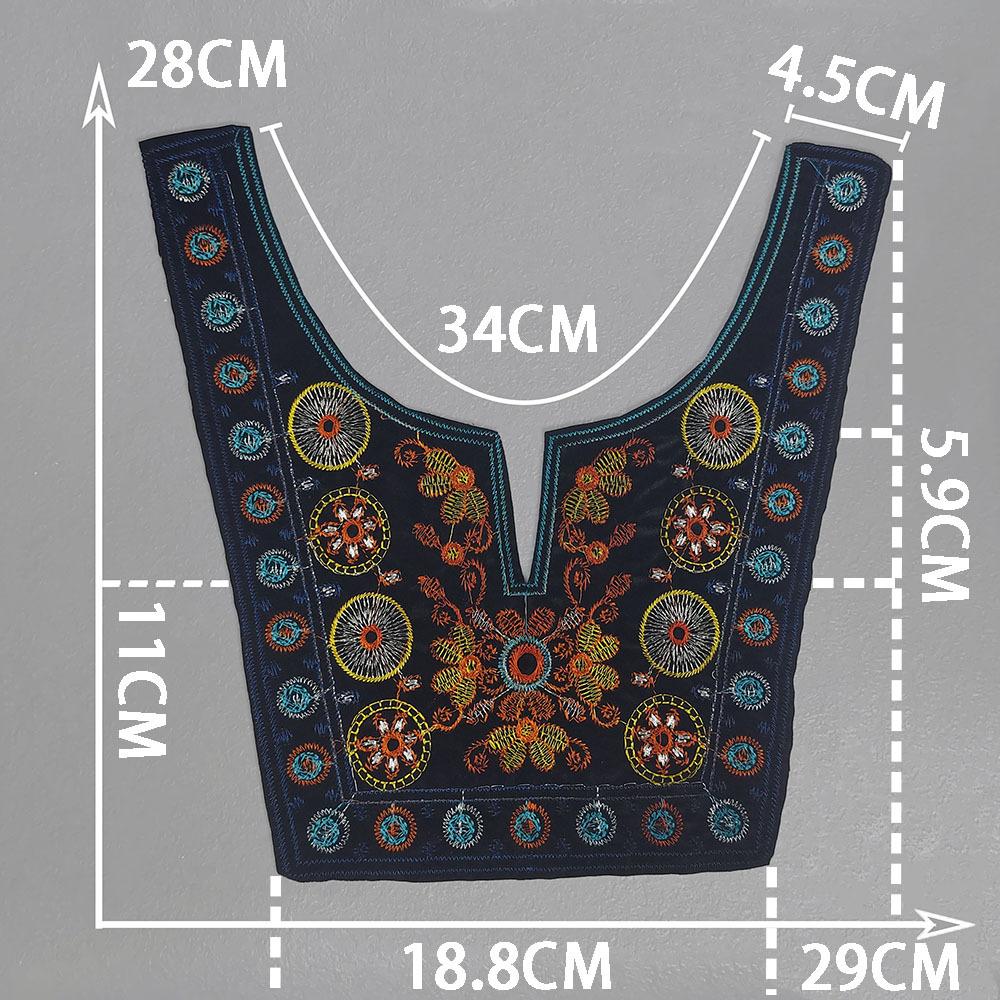 Sewing Diy Lace Ethnic Style Miao Embroidery Clothing Apparel Accessories Performance Costume Accessories Lace Embroidery Embroidery