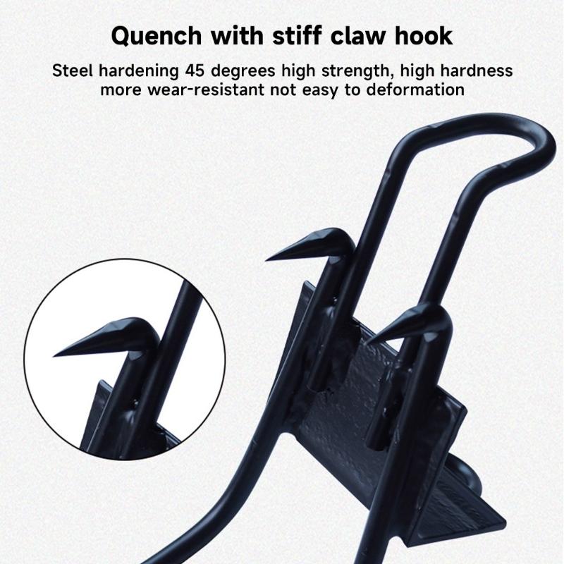 Edelstahl Kletterbaumschuh Einfache Anwendung Pflücken von Früchten Jagd Beobachtungspfähle Kletterspikes Baumkletterwerkzeug