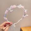 Handmade Butterfly & Flower Headband for Girls - Princess Crown, Forest Style Hair Accessories
