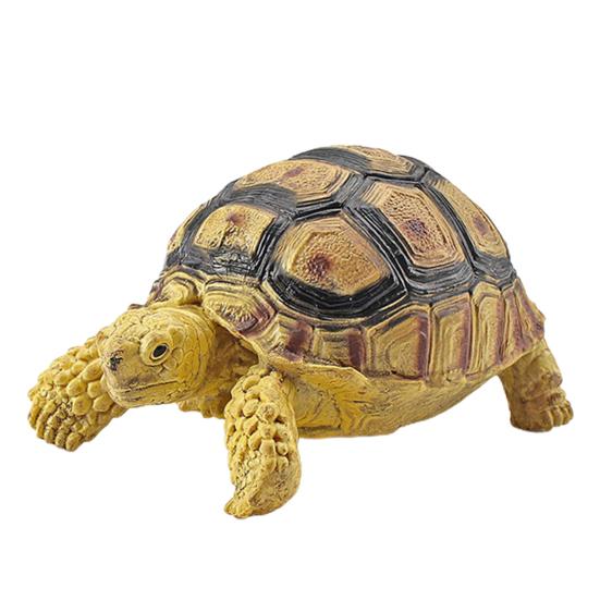 

Turtle Cognitive Toys Adorable Delicate Plastic Galapagos Tortoise Decoration Model for Kids E