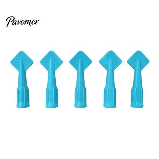 Waterproof Sealant Spreader 5Pcs Caulk Tip Tools, Caulking Tips Set with Nozzle Adapter, Plastic Professional Sealing Auxiliary Tool Applicator