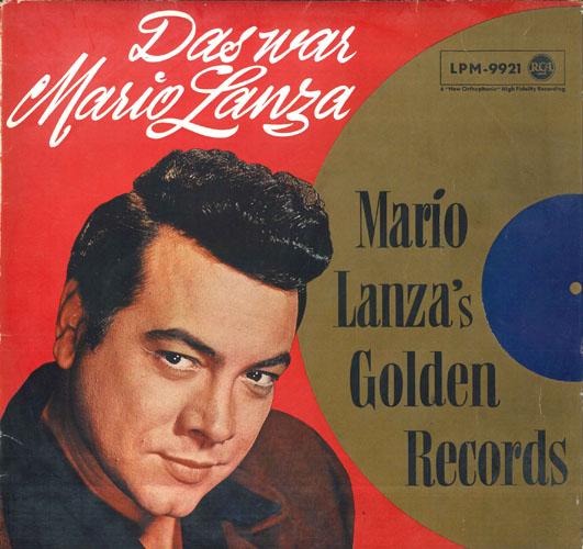 LP Record MARIO LANZA Das War Mario Lanza LPM9921 RCA Germany Pop Used