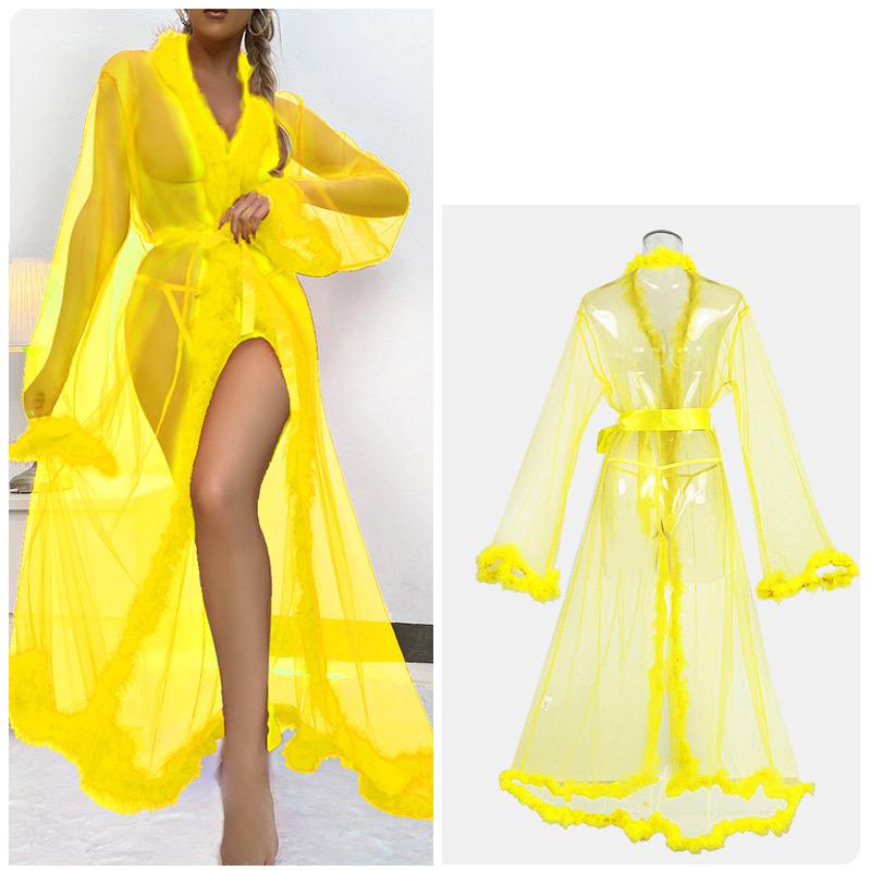 Plus Größe Spitze Roben Kimono Für Hochzeit Robe Für Brautjungfern Und Braut Robe Mesh Nachtwäsche Nachthemd Sexy Dessous
