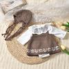 Puppenkleidung für 55cm Baby Reborn Puppe Kleidung Strickkleid DIY Spielzeug Puppenkleidung Zubehör Für 21.65in Baby Puppe Kleidung