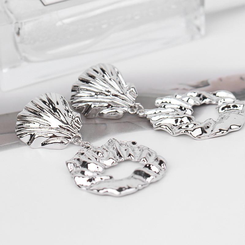 Chic Geometric Alloy Earrings Versatile Street Style Trendy Accessories Fashion