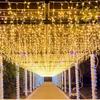 UOSU Waterproof LED Waterfall Curtain String Lights