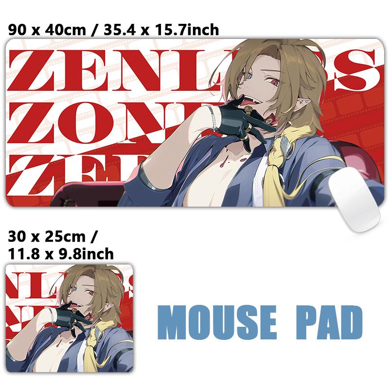 Gaming Hoshimi Miyabi Ye Shunguang Mouse Pad Evelyn Ellen Zenless Zone Zero Keyboard Desk Mats XXL Anime Girls Mousepad