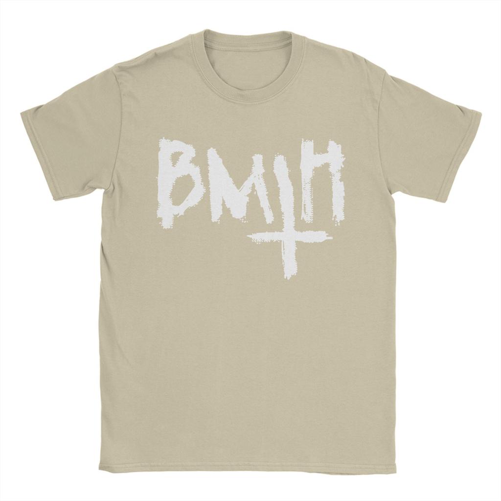 T-shirts pour hommes Bring Me the Horizons BMTH Drôles T-shirts en coton pur Manches courtes T-shirts Col rond Vêtements Nouvelle Arrivée