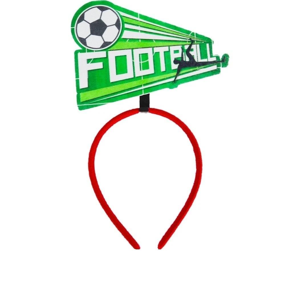 Plastic Soccer Fan Headband Charming Design Cheering Hair Band Photo Props
